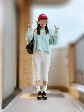 「アイテム（ソックス/靴下）」を使った、ぱぴさん（レディース・152cm）の秋コーディネート