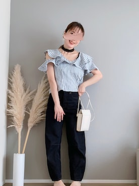 「アイテム（チョーカー）」を使った、ぱぴさん（レディース・152cm）の秋コーディネート