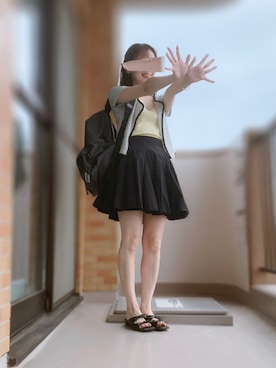 「アイテム（イヤリング（片耳用））」を使った、ぱぴさん（レディース・152cm）の夏コーディネート