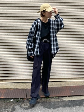 「FREAK'S STORE（フリークスストア）のアイテム（バックパック/リュック）」を使った、fumiさん（レディース・159cm）の秋コーディネート