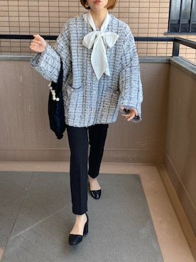 「coca（coca）（コカ）のアイテム」を使った、fumiさん（レディース・159cm）の春コーディネート