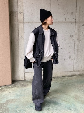 「FREAK'S STORE（フリークスストア）のアイテム（バックパック/リュック）」を使った、fumiさん（レディース・159cm）の秋コーディネート