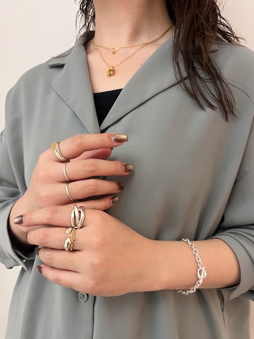 ten. テン tiny arch necklace タイニーアーチネックレス タイニーアーチネックレス SV