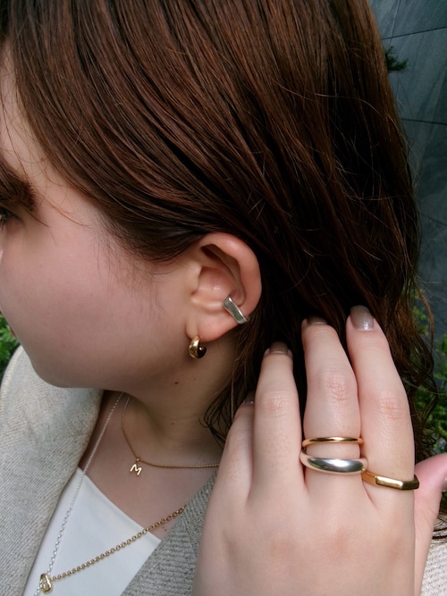 TEN. 指輪 リング SILVER925 18KGP クロスリング レディース メンズ