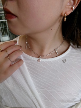 「アイテム（チャーム）」を使った、tanaka miku さん（レディース・167cm）の秋コーディネート