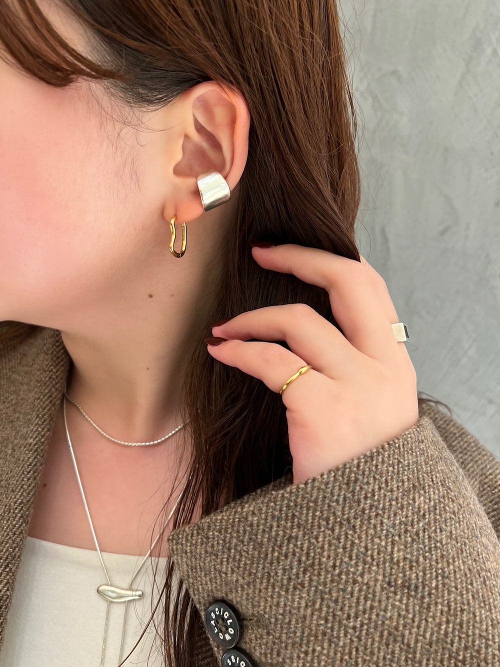 TEN.（テン）の「【ZOZO限定】18KGP カシューピアス（ピアス（両