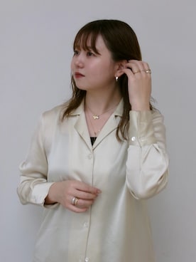 「アイテム（チャーム）」を使った、tanaka miku さん（レディース・167cm）の秋コーディネート