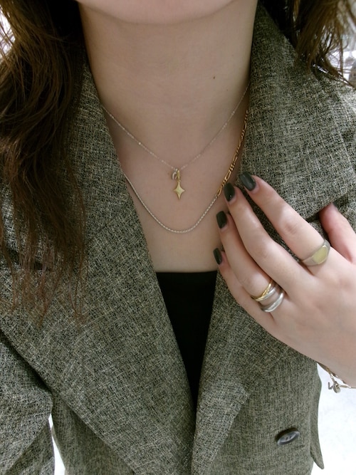 ten. テン tiny arch necklace タイニーアーチネックレス タイニーアーチネックレス SV