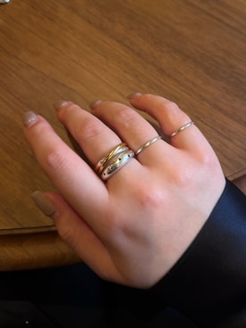 「TEN.（テン）のアイテム（アクセサリー）」を使った、tanaka miku さん（レディース・167cm）の春コーディネート