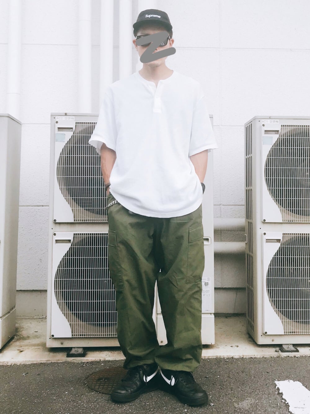 supreme ボーダー　ヘンリーネック Supreme 'Printed Stripe Twill Henley'ヘンリーネックシャツ