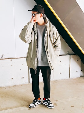 「level7」｜「アイテム（その他）」を使った、91さん（メンズ・173cm）の冬コーディネート