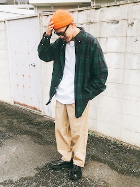 「TOMMY HILFIGER」｜「アイテム（その他）」を使った、91さん（メンズ・173cm）の秋コーディネート