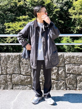 「improves（インプローブス）のアイテム（パンツ）」を使った、91さん（メンズ・173cm）の秋コーディネート
