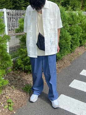 「JOURNAL STANDARD（ジャーナルスタンダード）のアイテム（タンクトップ）」を使った、ひろぽんさん（メンズ・171cm）の夏コーディネート
