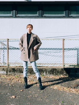 なつきさん(レディース・172cm)の冬コーディネート