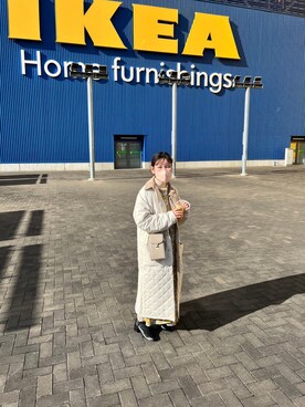 「yuni（ユニ　）のアイテム（ワンピース/ドレス）」を使った、yさん（レディース・148cm）の冬コーディネート