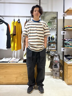 「茶割」｜永田勇太さん（メンズ・172cm）の夏コーディネート