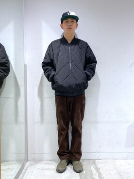 「茶割」｜「アイテム（ジャケット/アウター）」を使った、永田勇太さん（メンズ・172cm）の冬コーディネート