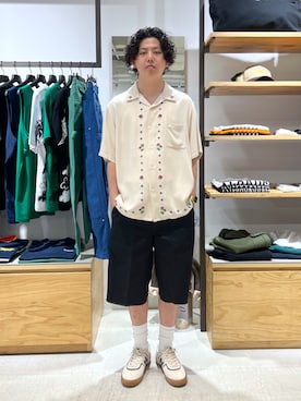 「茶割」｜永田勇太さん（メンズ・172cm）の夏コーディネート