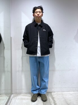 「茶割」｜「アイテム（ジャケット/アウター）」を使った、永田勇太さん（メンズ・172cm）の冬コーディネート