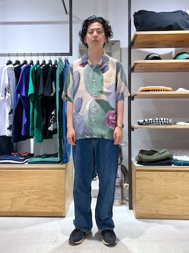 「茶割」｜永田勇太さん（メンズ・172cm）の夏コーディネート