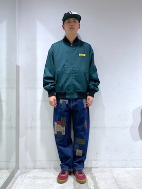 「茶割」｜「アイテム（ジャケット/アウター）」を使った、永田勇太さん（メンズ・172cm）の冬コーディネート