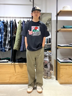 「茶割」｜永田勇太さん（メンズ・172cm）の秋コーディネート