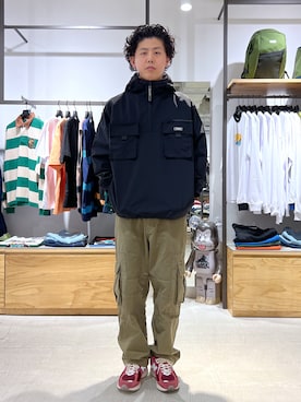 「茶割」｜「アイテム（ジャケット/アウター）」を使った、永田勇太さん（メンズ・172cm）の春コーディネート