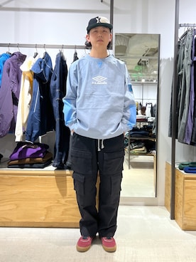 「茶割」｜永田勇太さん（メンズ・172cm）の秋コーディネート