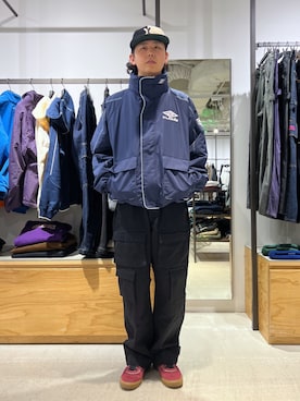 「茶割」｜永田勇太さん（メンズ・172cm）の秋コーディネート