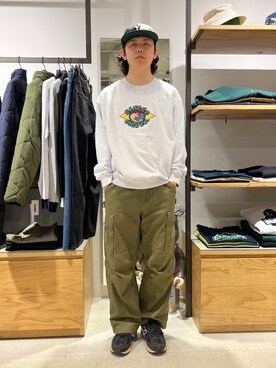 「茶割」｜永田勇太さん（メンズ・172cm）の秋コーディネート