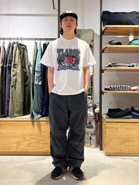 「茶割」｜永田勇太さん（メンズ・172cm）の夏コーディネート