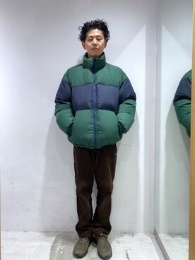 「茶割」｜「アイテム（ジャケット/アウター）」を使った、永田勇太さん（メンズ・172cm）の冬コーディネート