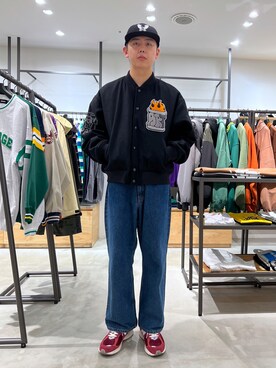 「茶割」｜「アイテム（ジャケット/アウター）」を使った、永田勇太さん（メンズ・172cm）の秋コーディネート