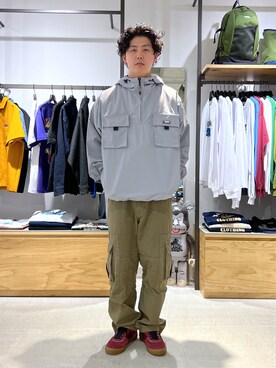 「茶割」｜「アイテム（ジャケット/アウター）」を使った、永田勇太さん（メンズ・172cm）の春コーディネート