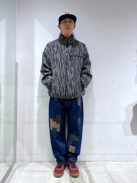 「茶割」｜「アイテム（ジャケット/アウター）」を使った、永田勇太さん（メンズ・172cm）の冬コーディネート