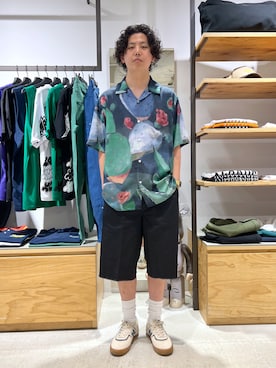 「茶割」｜永田勇太さん（メンズ・172cm）の夏コーディネート