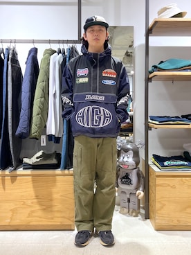「茶割」｜永田勇太さん（メンズ・172cm）の秋コーディネート