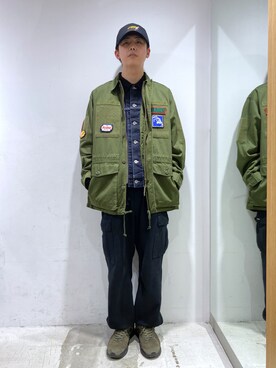 「茶割」｜「アイテム（ジャケット/アウター）」を使った、永田勇太さん（メンズ・172cm）の冬コーディネート