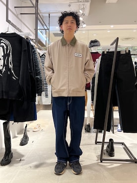 「茶割」｜永田勇太さん（メンズ・172cm）の秋コーディネート