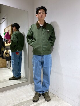 「茶割」｜「アイテム（ジャケット/アウター）」を使った、永田勇太さん（メンズ・172cm）の冬コーディネート