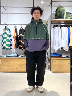 「XLARGE（エクストララージ）のアイテム（その他アウター）」を使った、永田勇太さん（メンズ・172cm）の春コーディネート