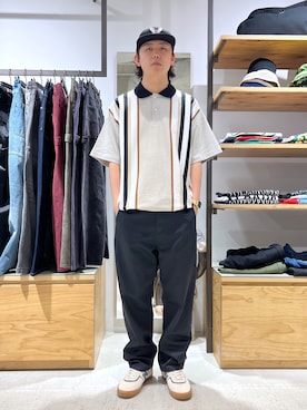 「茶割」｜永田勇太さん（メンズ・172cm）の夏コーディネート