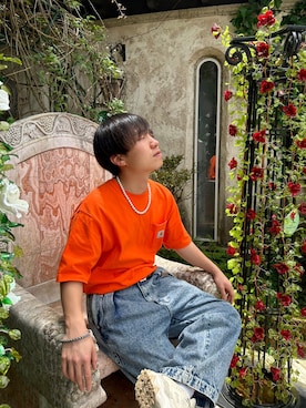 「carhartt」｜「アイテム（その他）」を使った、kanataさん（メンズ・165cm）の夏コーディネート