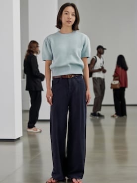 「アイテム（オールインワン・サロペット）」を使った、ACUDさん（レディース・170cm）の冬コーディネート