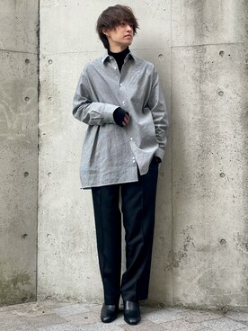 「thproducts」｜阿部まさひでさん（メンズ・176cm）の冬コーディネート