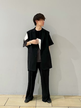 ※購入者確定•カズ様【Lui’s（ルイス）】ノースリーブベスト　ジャケット Lui's（ルイス）の「コード付テーラードベスト（ベスト）」 - WEAR