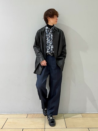 ourlegacy 21aw カーコート Lui's（ルイス）の「レザーカーコート 21aw（ブルゾン）」 - WEAR
