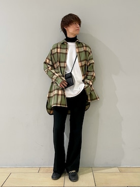 阿部まさひでさん（メンズ・176cm）の冬コーディネート