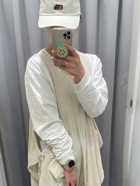 「アイテム（PC・スマホグッズ/家電）」を使った、☀️ぽんこつ☺︎☀️さん（レディース・166cm・20代）の夏コーディネート